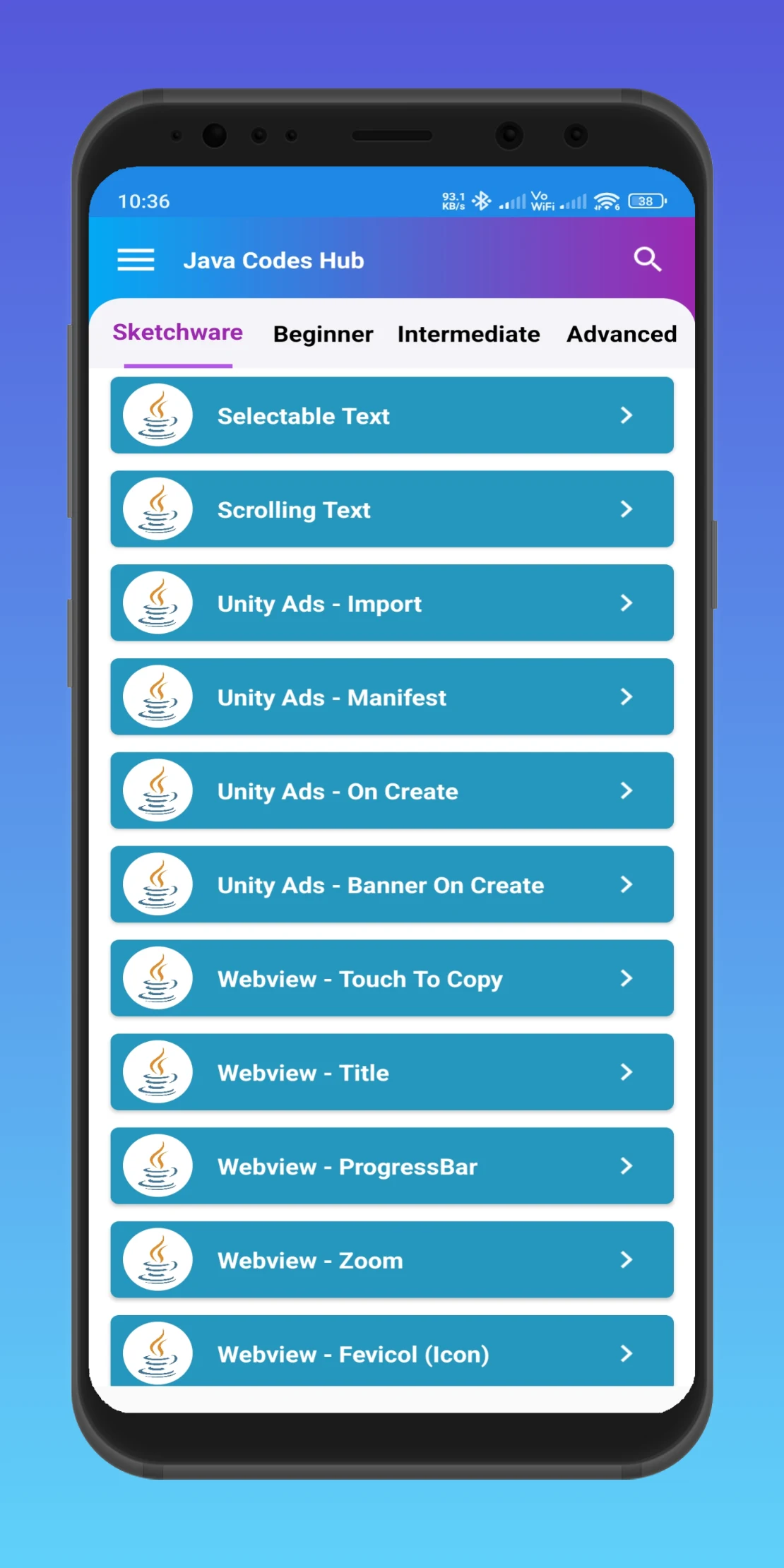Java Codes for Sketchware screenshot